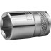 Торцовая головка KRAFTOOL &quot;INDUSTRIE QUALITAT&quot;, Cr-V, FLANK, хромосатинированная, 1/2&quot;, 17 мм 27805-17_z01 купить в Уфе