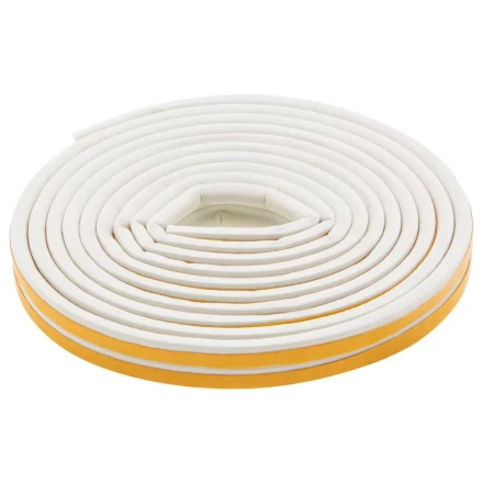 Уплотнитель резиновый, 6 м, профиль &quot;P&quot;, белый Сибртех 88913 купить в Уфе