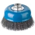 ЗУБР &quot;ПРОФЕССИОНАЛ&quot;. Щетка чашечная для УШМ, витая стальная проволока 0,3мм, 125ммхМ14 35261-125_z02 купить в Уфе