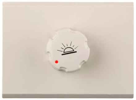 Диммер СВЕТОЗАР &quot;ЭФФЕКТ&quot; без вставки и рамки, цвет бежевый, 60-500Вт SV-54442-B купить в Уфе