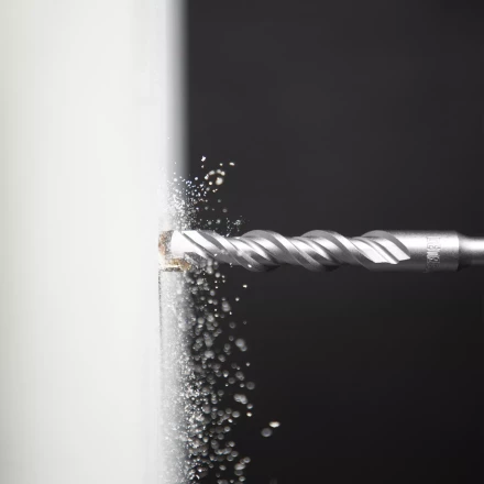 Бур по бетону Denzel, 14 x 160 мм, двойная спираль, три пылеотводящие кромки, купить в Уфе