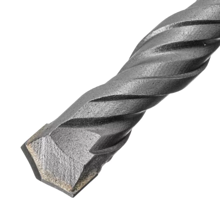 Бур по бетону Denzel, 10 x 210 мм, двойная спираль, три пылеотводящие кромки, 705017 купить в Уфе