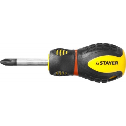 Отвертка STAYER &quot;PROFESSIONAL&quot; &quot;PROTech&quot;, двухкомп рукоятка, намагниченная, Cr-Mo, PH2x38мм 25132-2-38_z02 купить в Уфе
