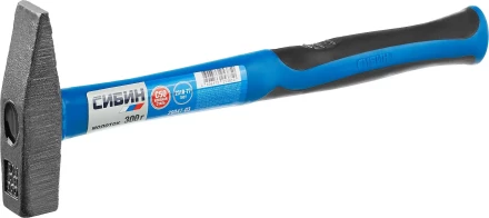 Молоток слесарный 300 г с фиберглассовой рукояткой, СИБИН 20047-03 20047-03 купить в Уфе