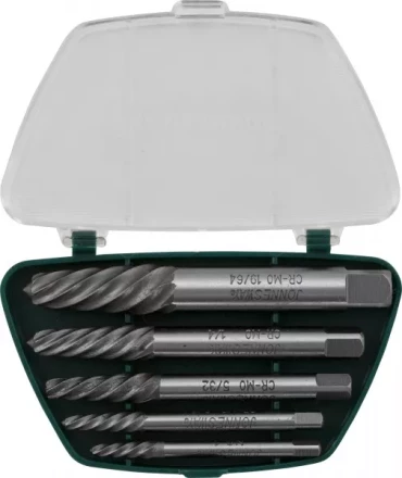 Комплект экстракторов съемник шпилек  5/64&quot;- 19/64&quot; 5 предметов   AG 010049  Jonnesway 47024 купить в Уфе