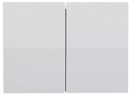 Выключатель СВЕТОЗАР &quot;ЭФФЕКТ&quot; двухклавишный, без вставки и рамки, цвет светло-серый металлик, 10A/~250B SV-54434-SM купить в Уфе