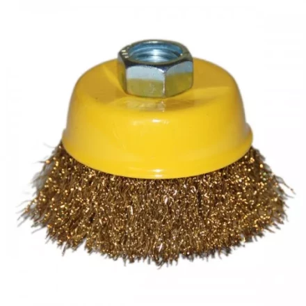 Щетка для УШМ М14/65 мм чашечная сталь прямая Энкор 51530 купить в Уфе