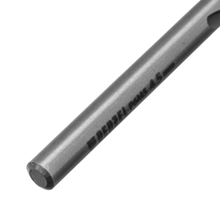 Сверло спиральное по металлу Denzel 4,5 x 80мм, Р6М5, Golden Tip, многогранная заточка 718274 купить в Уфе