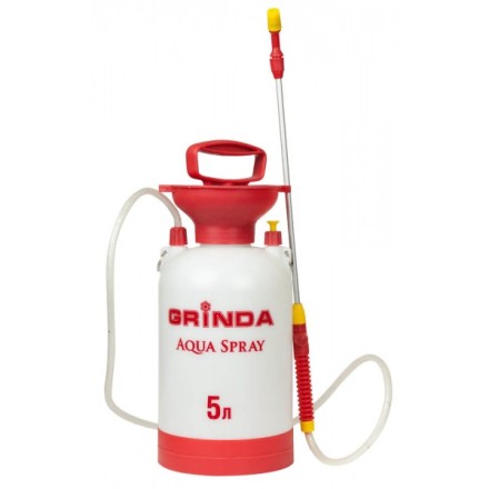 Опрыскиватель садовый GRINDA &quot;Aqua Spray&quot;, широкая горловина, устойчивое дно, алюминиевый удлинитель, 5л 8-425115_z01 купить в Уфе