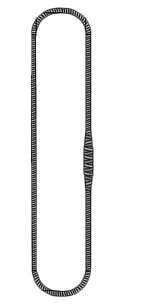 Строп канатный кольцевой СКК 0.8 т L=3 м  заплет купить в Уфе