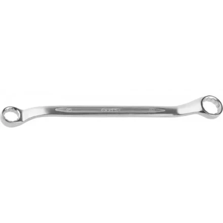 Ключ ЗУБР &quot;ПРОФИ&quot; гаечный накидной изогнутый, Cr-V сталь, хромированный, 14х17мм 27132-14-17 купить в Уфе