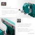 Тиски KRAFTOOL GRAND слесарные 32702-100 купить в Уфе