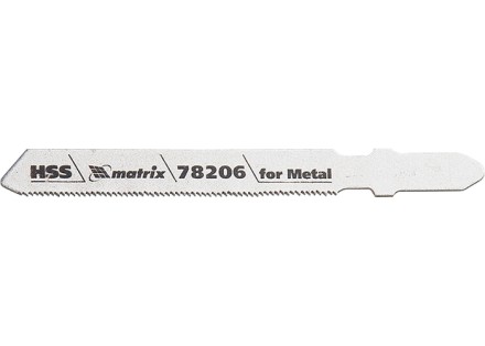 Полотна для электролобзика по металлу 3 шт T118G 50 х 0,8мм HSS MATRIX Professional 78206 купить в Уфе