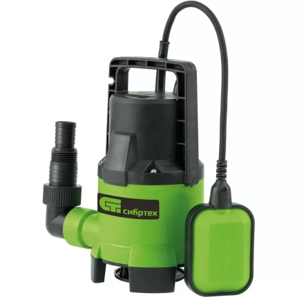 Дренажный насос для грязной воды СДН450-35, 450 Вт, напор 5.5 м, 8000 л/ч Сибртех 97263 купить в Уфе