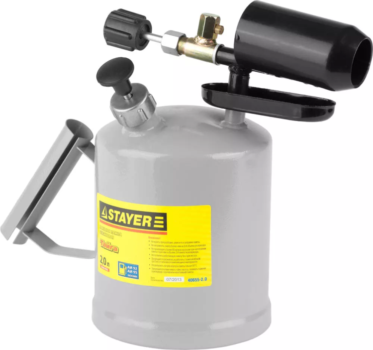 Лампа STAYER "PROFI" паяльная, стальная, 2,0л 40655-2.0 купить в Уфе