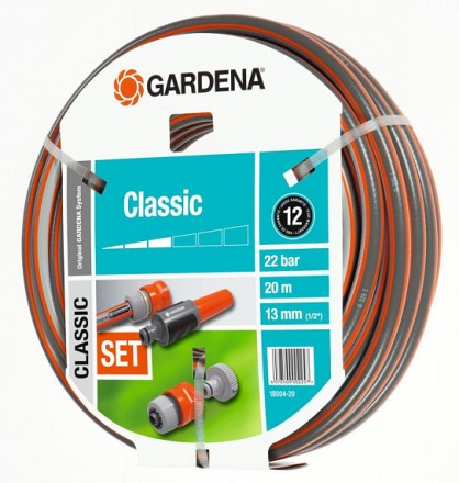 Шланг Classic 13 мм (1/2&quot;), 20 м: комплект GARDENA купить в Уфе