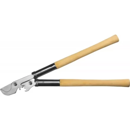 Сучкорез РОСТОК с зубчатым усилителем и деревянными ручками, 550мм 40207_z01 купить в Уфе