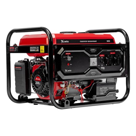 Генератор бензиновый MTX RS-4000E, 3,3 кВт, 230В, электростартер купить в Уфе