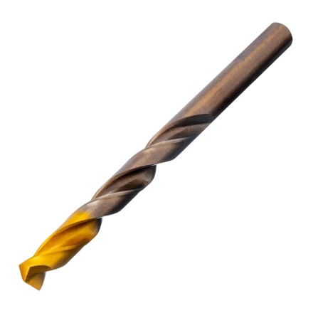 Набор сверл по металлу Denzel 723008, 1-10 мм, Р6М5К8-TiN, Golden Tip, 19 шт купить в Уфе