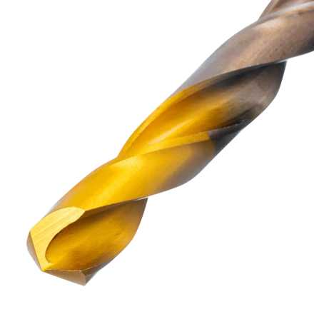 Набор сверл по металлу Denzel 723008, 1-10 мм, Р6М5К8-TiN, Golden Tip, 19 шт купить в Уфе