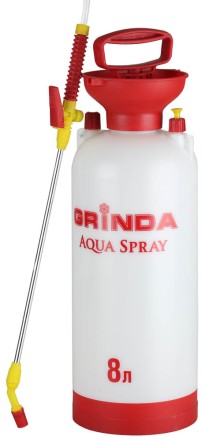 Опрыскиватель садовый GRINDA &quot;Aqua Spray&quot;, широкая горловина, устойчивое дно, алюминиевый удлинитель, 8л 8-425117_z01 купить в Уфе