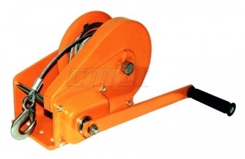 Лебедка ручная с тормозом BHW 1200 канат купить в Уфе