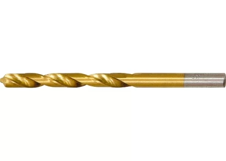 Сверло по металлу 7 мм HSS нитридтитановое покрытие цилиндрический хвостовик MATRIX 717700 купить в Уфе