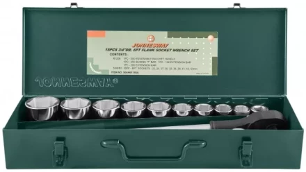 Набор головок торцевых 3/4&quot;DR 22-50мм 15предметов Jonnesway S04Н6115SA 47229 купить в Уфе