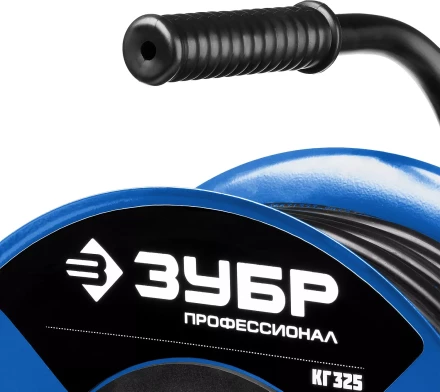 Удлинитель на катушке &quot;КГ 325&quot;, 50 м, 4000 Вт, 4 гнезда, IP44, КГ 3х2,5 кв мм, ЗУБР 55079-50 купить в Уфе