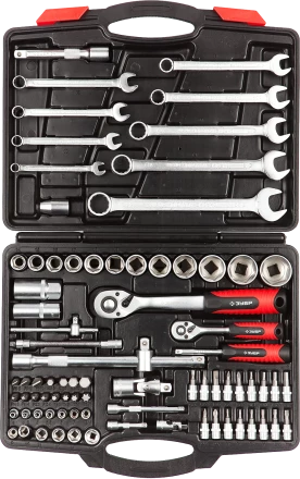 Универсальный набор инструмента 82 предм серия ПРОФЕССИОНАЛ купить в Уфе