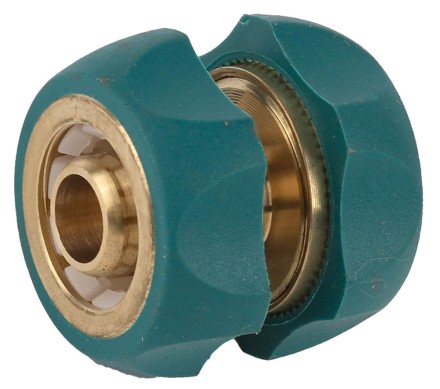 Муфта RACO &quot;Profi-Plus&quot; (шланг-шланг), латунная с покрытием TPR, 1/2&quot; 4244-55118B купить в Уфе