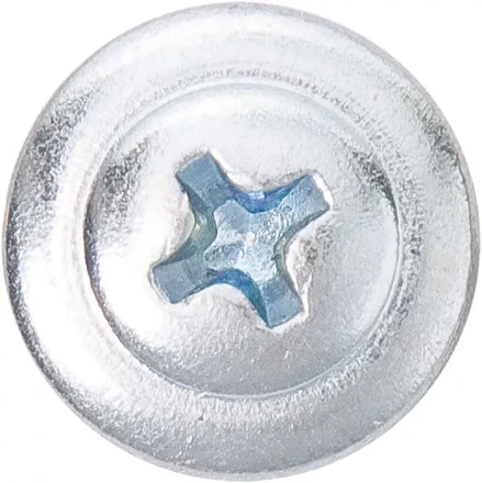 Саморезы 4,2 х 75 с прессшайбой PH №2 острый наконечник оцинкованные 3000 шт в коробке Шурупь 48725 купить в Уфе