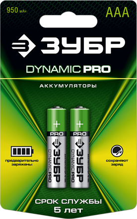 Аккумуляторы DYNAMIC PRO никель-металлгидридные (NiMH) ААА 950мА/ч серия Без серии купить в Уфе