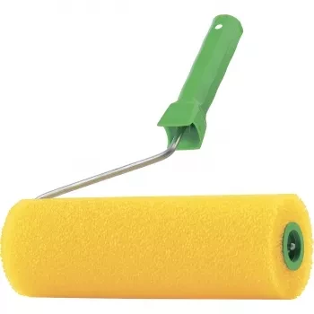 Валик &quot;СТРУКТУРНЫЙ&quot; поролоновый с ручкой, &quot;шероховатый&quot;, 240 мм СИБРТЕХ 80236 купить в Уфе