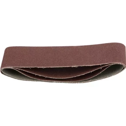 Лента STAYER &quot;MASTER&quot; шлифовальная универсальная бесконечная на тканевой основе, для ЛШМ, P80, 75х533мм, 3шт 35442-080 купить в Уфе