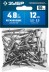 ЗУБР 4.8 x 12 мм, 50 шт, нержавеющие заклепки, Профессионал (313166-48-12) купить в Уфе