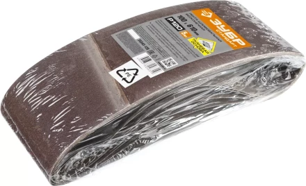 Лента шлифовальная бесконечная ЗУБР "СТАНДАРТ" на тканевой основе, для ЛШМ, P120, 100х610мм, 5 шт 35343-120 купить в Уфе