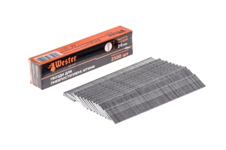 Гвозди для степлера WESTER 826-014 1 х 1.25 х 20 мм 2500 шт. купить в Уфе