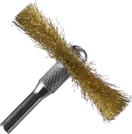 ЗУБР &quot;ПРОФЕССИОНАЛ&quot;. Набор щеток дисковых для дрели, витая стальная латунированная проволока 0,3мм, 5 шт 3521-H5_z02 купить в Уфе