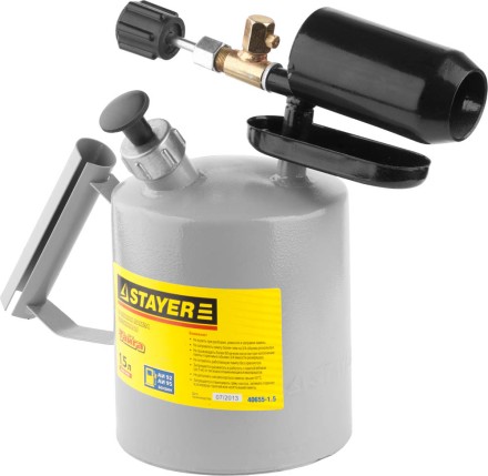 Лампа STAYER &quot;PROFI&quot; паяльная, стальная, 1,5л 40655-1.5 купить в Уфе
