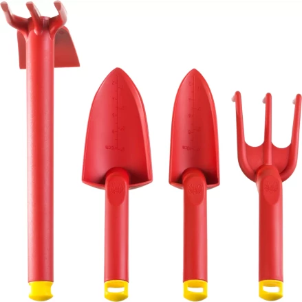 Набор GRINDA: Совок посадочный широкий, совок посадочный узкий, рыхлитель, мотыга-рыхлитель с нейлоновым корпусом, 4 предмета 421360-H4 купить в Уфе