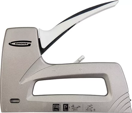 Степлер мебельный (Aluminium 140) алюм. корпус рег. удара тип скобы 140 300 6-14 мм  GROSS 41007 купить в Уфе