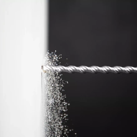 Бур по бетону Denzel, 10 x 460 мм, двойная спираль, три пылеотводящие кромки, 705020 купить в Уфе