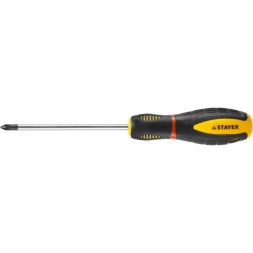Отвертка STAYER &quot;PROFI&quot; &quot;PROTech&quot;, двухкомп рукоятка, намагниченная, Cr-Mo, PH1x100мм 25132-1-10_z02
