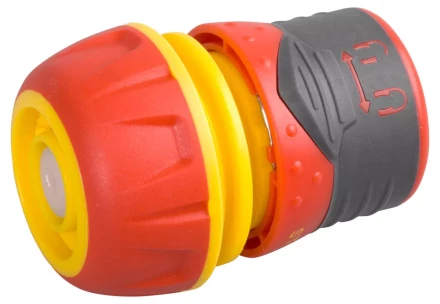 Соединитель GRINDA "Premium" с автостопом и запирающим механизмом, пластмассовый с TPR, 3/4" 8-426432 купить в Уфе