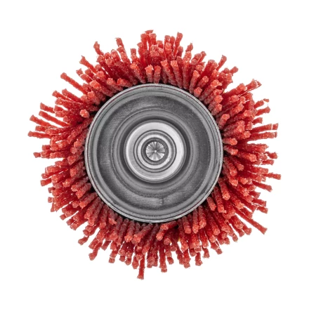 Щетка для дрели Denzel, 65 мм, Чашка, со шпилькой, нейлоновая щетина, 74435 купить в Уфе