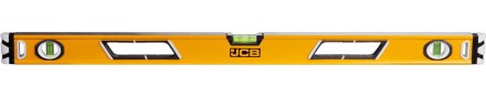 Уровень JCB коробчатый, магнитный, 2 фрезерованные базовые поверхности, 3 ампулы, крашенный, с ручками, 0,5мм/м, 90см JBL004 купить в Уфе