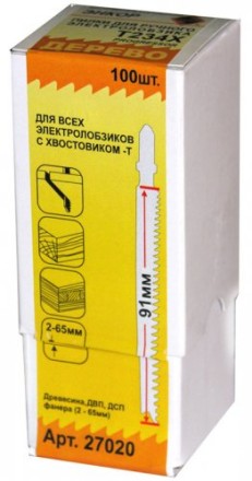 Пилка для электролобзика T234 X PROGR HCS 1шт/100 Энкор 27020 купить в Уфе