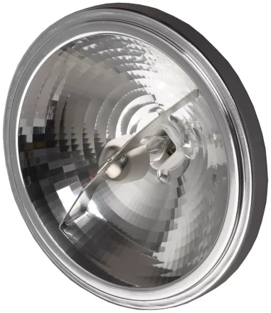 Лампа галогенная СВЕТОЗАР алюм. отражатель, угол 24гр, цоколь G53, диаметр 111мм, 35Вт, 12В SV-44743-24 купить в Уфе