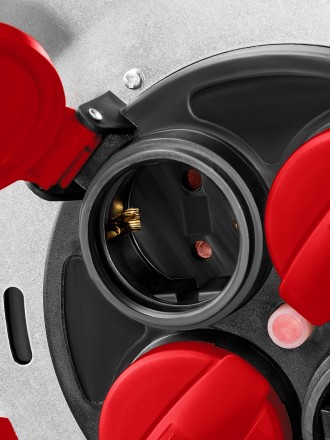 Силовые удлинители на стальной катушке  HEAVY DUTY 4.0, кабель КГ 3х2,5 кв мм 55086-50 купить в Уфе